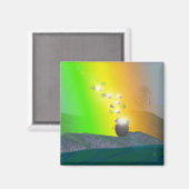 St. Patrick's Day - Rainbow Gold Magneet (Voorkant / Achterkant)