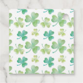 St Patrick's Day Rainbow Green Gold Dank u Bedankjes Labels (Achterkant)