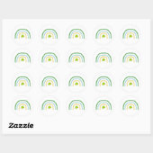 St Patricks Day Rainbow Irish Ronde Sticker (Vel)