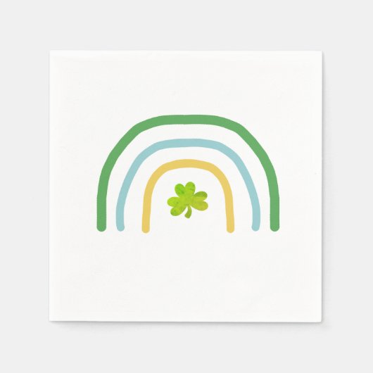 St Patricks Day Rainbow Irish Servet (Voorkant)