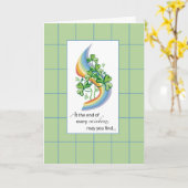 St. Patrick's Day Rainbow Kaart (Gele Bloem)