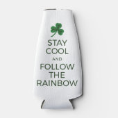 St. Patrick's Day Rainbow Koelbox - Blijf koel Flesjeskoeler (Voorkant)