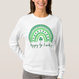 St Patrick's Day Rainbow Long Sleeve T-shirt
