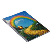 St. Patrick's Day Rainbow & Pot of Gold Notitieboek (Rechterzijde)