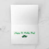 St. Patrick's Day-rattenkaart Kaart (Binnen)