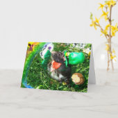 St. Patrick's Day-rattenkaart Kaart (Gele Bloem)