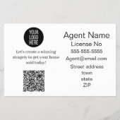 St. Patrick's Day Real Estate Briefkaart Flyer (Achterkant)