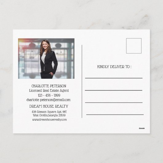 St Patrick's Day Real Estate Promotional Marketing Feestdagenkaart (Achterkant)