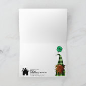 St. Patrick's Day Real Estate Realtor Referral Bedankkaart (Binnen)