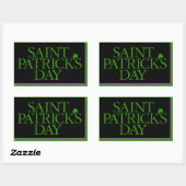 St. Patrick's Day Rechthoekige Sticker (Vel)