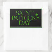 St. Patrick's Day Rechthoekige Sticker (Tas)