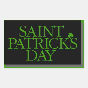 St. Patrick's Day Rechthoekige Sticker