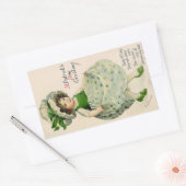 St. Patrick's Day Rechthoekige Sticker (Envelop)