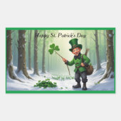 St. Patrick's Day Rechthoekige Sticker (Voorkant)