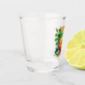 St. Patrick's Day Regenboog en Pot met Goud Shot Glas (Links)