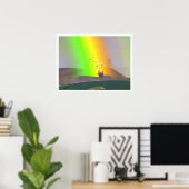St. Patrick's Day - Regenboog Goud Poster (Thuiskantoor)
