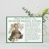 St. Patrick's Day Religieus gebed Shamrocks Kaart (Staand voorkant)