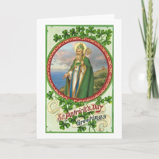 St. Patrick's Day religieuze groeten Kaart (Voorkant)