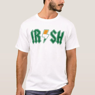 St Patricks Day Retro Irish Rock Band Rockstar T-shirt