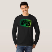 St Patrick's Day Retro Monster Truck voor jongens  T-shirt (Voorkant volledig)