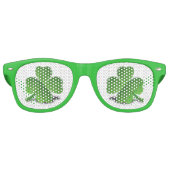 St Patrick's Day Retro Zonnebril (Voorkant)