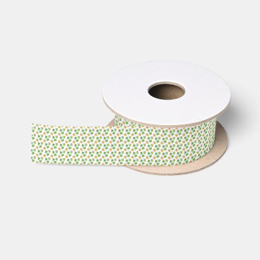 St. Patrick's Day Ribbon Satijnen Lint (Spoel)