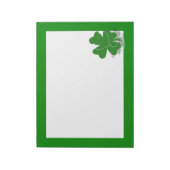 St. Patrick's Day Rish Clover Notitieblok (Linkerzijde)