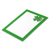 St. Patrick's Day Rish Clover Notitieblok (Schuin)