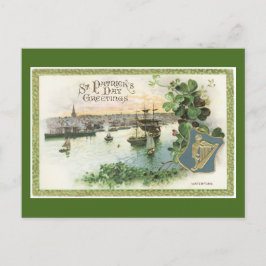 St. Patrick's Day River Scene Briefkaart