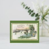  St. Patrick's Day River Scene Briefkaart (Staand voorkant)