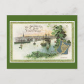 St. Patrick's Day River Scene Briefkaart (Voorkant)