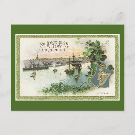  St. Patrick's Day River Scene Briefkaart (Voorkant)