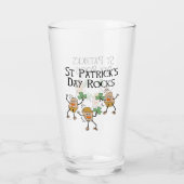 St. Patrick's Day Rocks Glas (Achterkant)