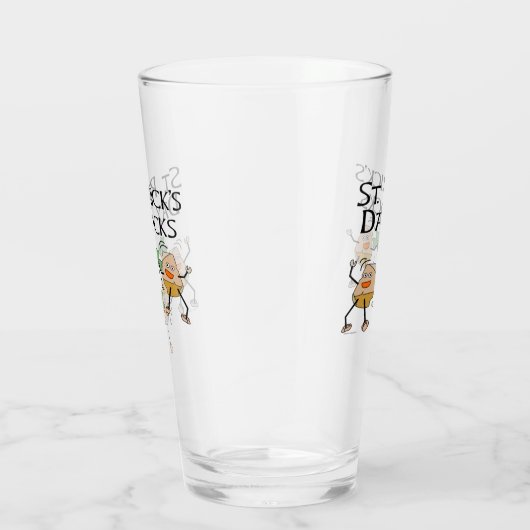 St. Patrick's Day Rocks Glas (Rechts)
