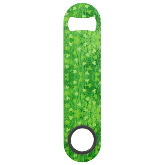 St Patrick's Day ~ Roestvrij stalen flessenopener Speed Flessenopener (Achterkant)