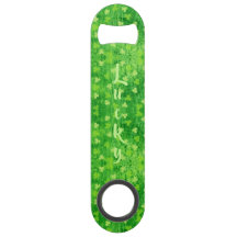 St Patrick's Day ~ Roestvrij stalen flessenopener