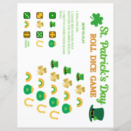 St. Patrick's Day Roll Dice Game