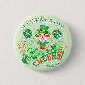 St Patrick's Day Ronde Button 5,7 Cm (Voorkant)