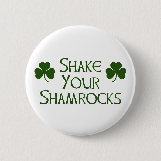 St. Patricks Day Ronde Button 5,7 Cm (Voorkant)