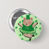 St. Patrick's Day Ronde Button 5,7 Cm (Voorkant /achterkant)