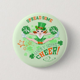 St Patrick's Day Ronde Button 5,7 Cm