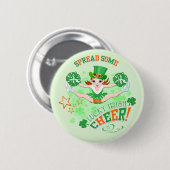 St Patrick's Day Ronde Button 5,7 Cm (Voorkant /achterkant)