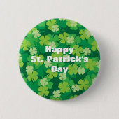 St. Patrick's Day Ronde Button 5,7 Cm (Voorkant)
