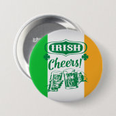 St Patrick's Day Ronde Button 7,6 Cm (Voorkant /achterkant)