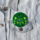 St Patrick's Day Ronde Button 7,6 Cm (In situ)