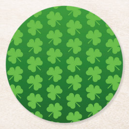 St Patrick's Day Ronde Kartonnen Onderzetter