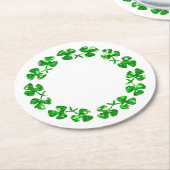 St Patrick's Day Ronde Kartonnen Onderzetter (Gebogen)