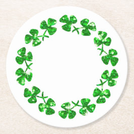 St Patrick's Day Ronde Kartonnen Onderzetter