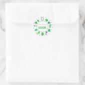 St. Patrick's Day Ronde Sticker (Tas)