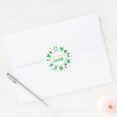 St. Patrick's Day Ronde Sticker (Envelop)